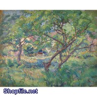 Tranh sơn dầu nước ngoài mùa xuân